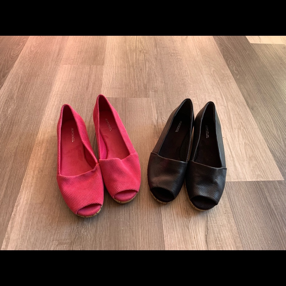 Bundle of 2 Aerosoles Wedge Sandals sz 8